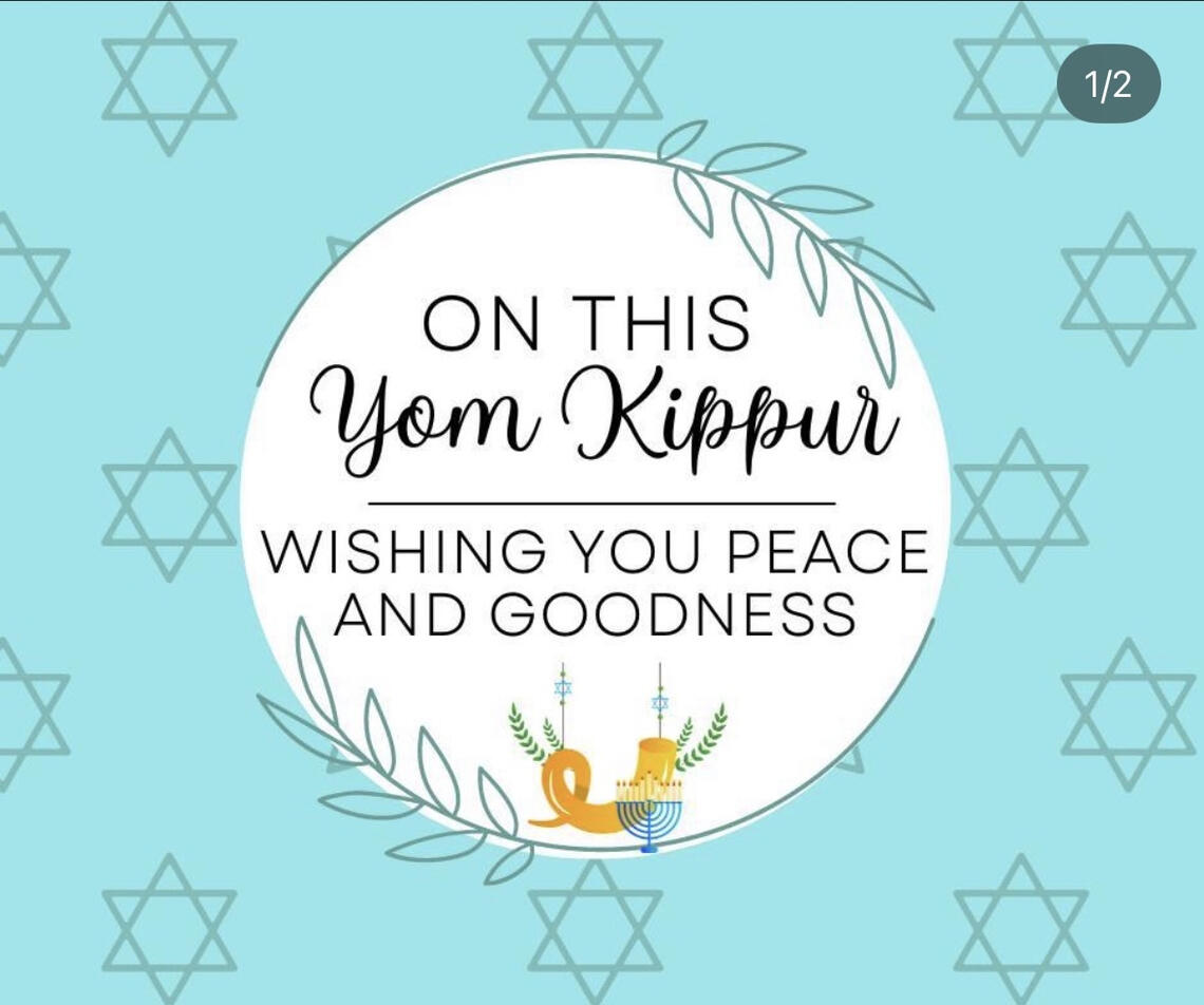 Yom Kippur Instagram Post (2022)
