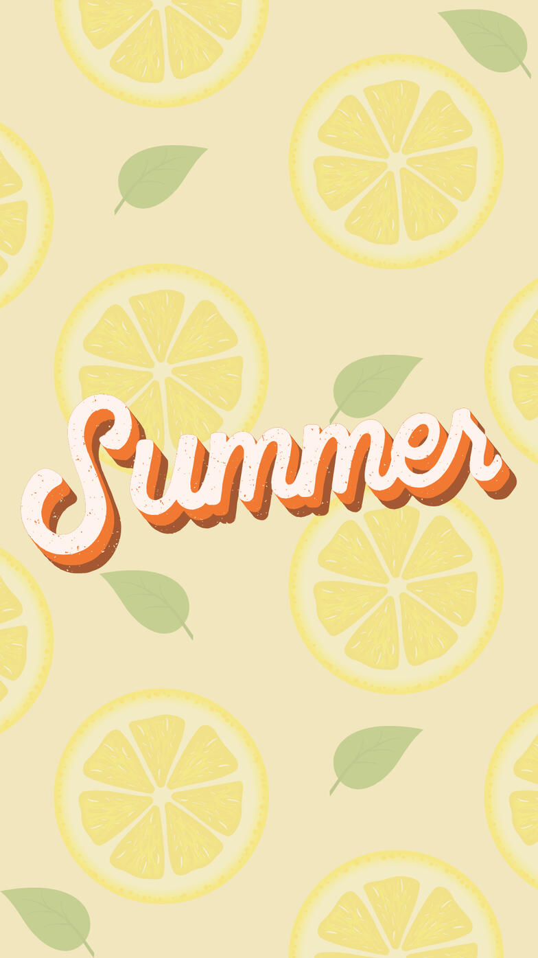 Summer Vibes Phone Wallpaper